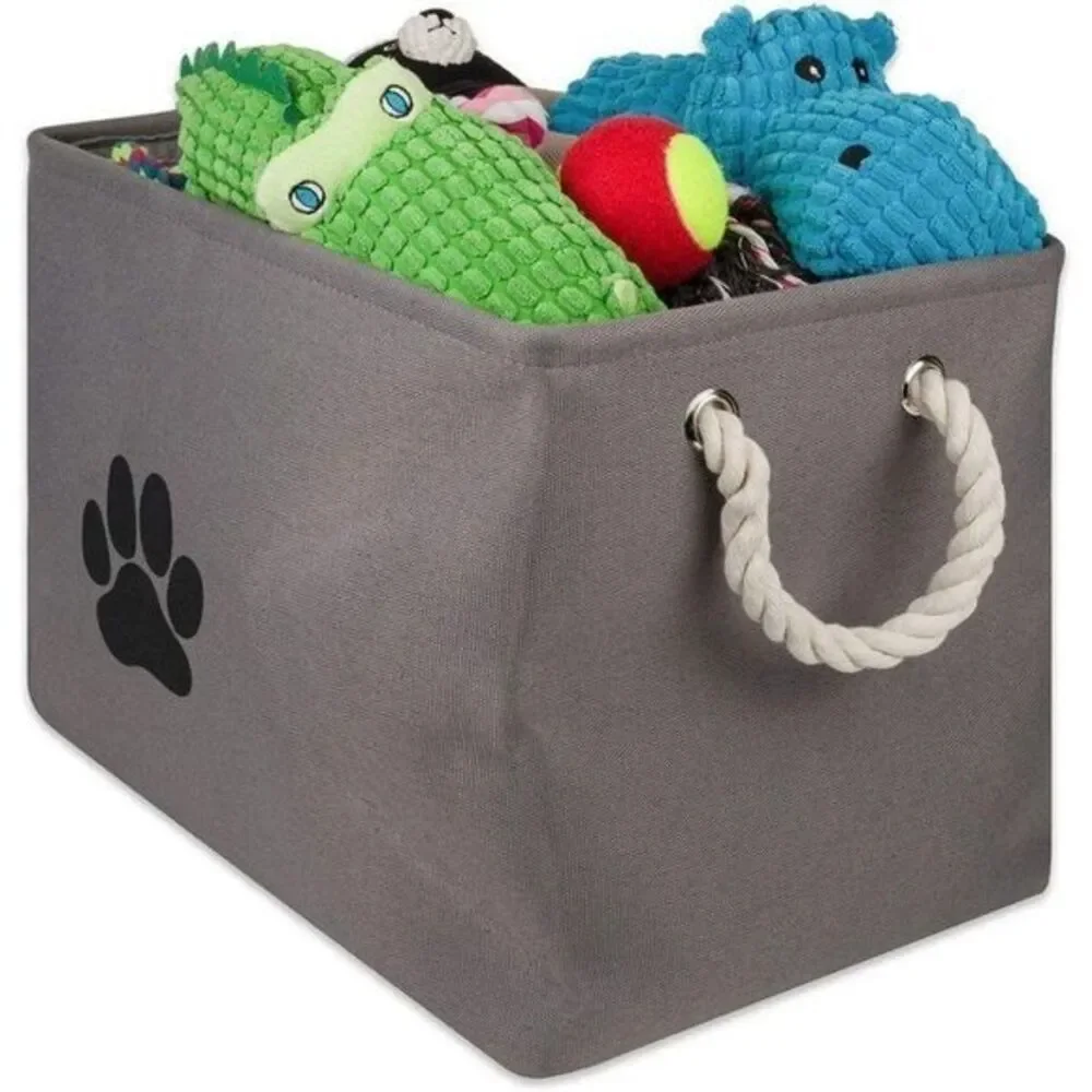 Dog Puppy Toy Box Collapsible Bin Medium‎